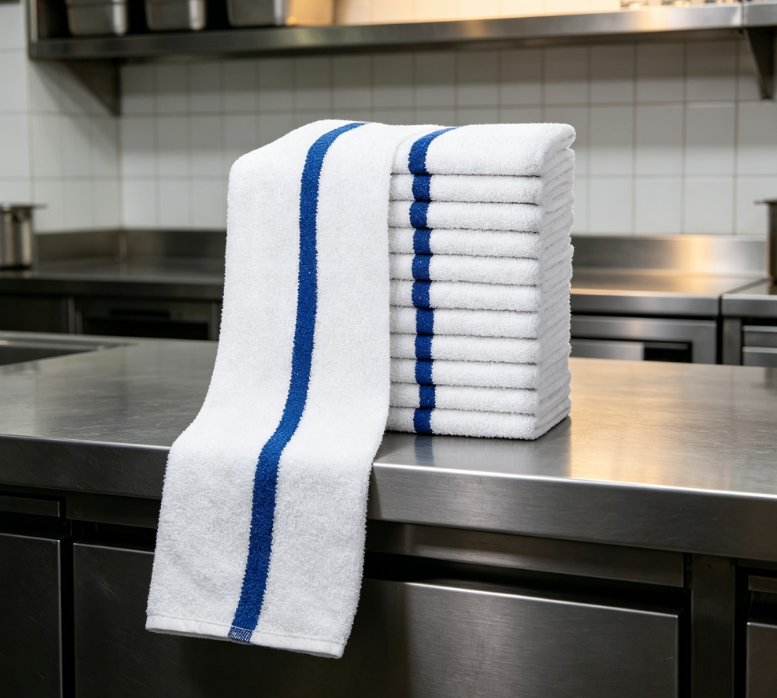 Pure cotton quick-drying absorbent kitchen cloth