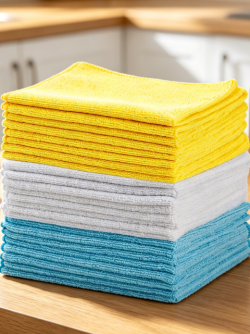 Durable microfiber kitchen cloth