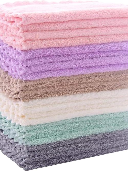 Lint-free coral fleece cloth: absorbent, oil-absorbing, and quick-drying